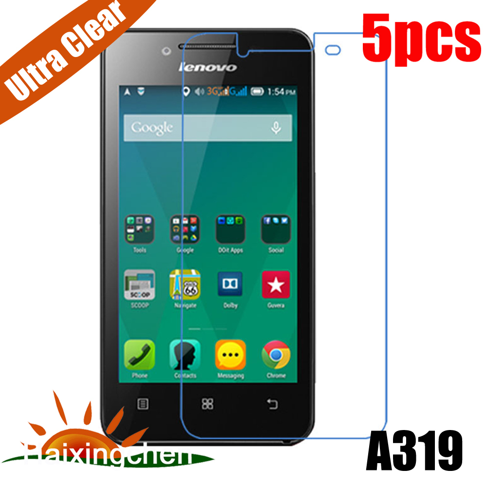 For Lenovo A319 Ultra Clear LCD Screen Protector Guard Cover Protective Film 5pcs Film 5pcs Cloth