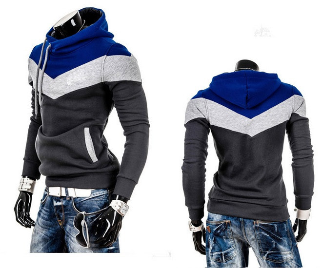 Free shipping Wholesale New 2014 Spring Mens Fleece Hoodies Hit Color Design For Men Sport Dress Slim Sweatshirt Man Hoody XXXL Free shipping Wholesale New 2014 Spring Mens Fleece Hoodies Hit Color Design For Men Sport Dress Slim Sweatshirt Man Hoody XXXL
