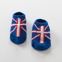 New Toddlers Boy Baby Infant Girl Ankle Socks Flag Print Cotton Anti-slip Socks Hot