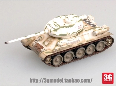 EM finished tank model 36271 1/72 Soviet T-34/85 Winter Painting
