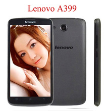 ZK3 Original Lenovo A399 Mobile Phone 5.0″ Inch MTK6582 Quad Core 1.3GHz Android 4.4 3G WCDMA Dual SIM 512MB+4GB ROM Smartphone
