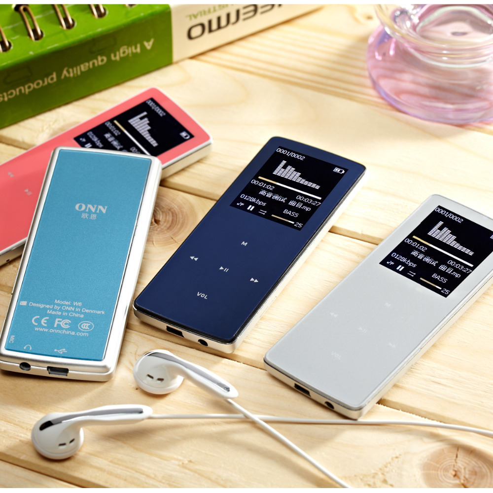 2015 New Arrival Bluetooth MP3 Player with 8GB storage and 1.8 Inch Screen 60h Sports MP3 player high quality lossless Recorder
