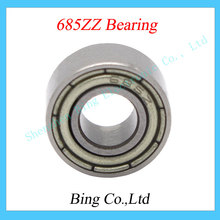 50pcs/lot Good quality 685 685Z 685ZZ metal Sealed Miniature Mini Bearing 5*11*5mm chrome steel bearing For 3D printer parts