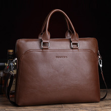 Free Shipping! New 2016 Famous Men PU Leather Bag Briefcase Casual 14 Inch Laptop Bags Fashion Men’s Travel Bags