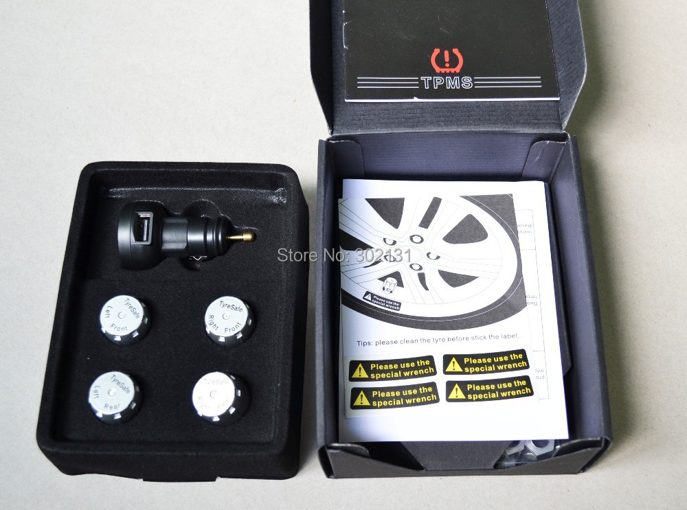 Free shipping 2015 popular wireless TPMS tyre pressure monitoring system TP200 TPMS