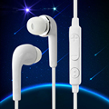 White Hands Free Earphones Mini Stereo Sports Earphones Headset Headphones w Mic Universal For Xiaomi iPhone