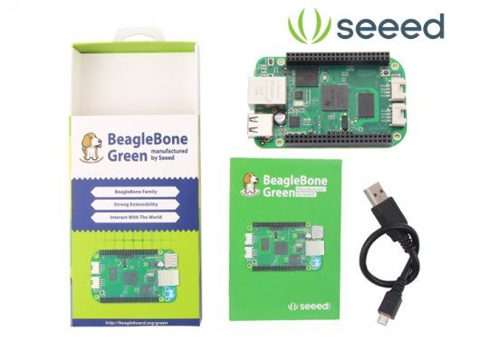 BeagleBone Green based on BeagleBone Black and added two Grove connectors updated to Micro USB host CE and FCC certified.6.[iRoundPic]