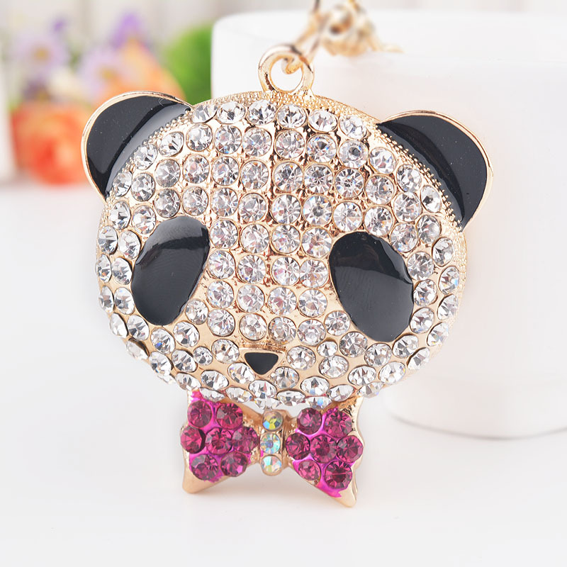 small panda keychain