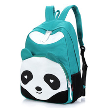 New 2016 Lovely Panda Colors WomenTravel Bag Canvas Shoulder Bag Backpacks Children School Bags