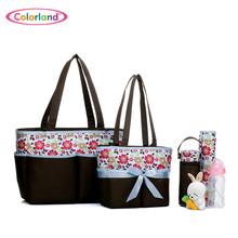 5 pieces set Large capacity Nappy Tote Hobos maternity Nursing baby bag set Mothers sorting bag set 5 in 1 BB640