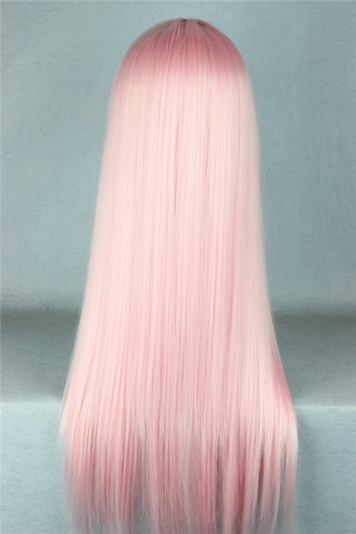 straight pink lolita cosplay wigs