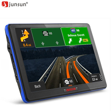HD 7 inch Capacitive screen Car GPS Navigation FM 8GB/256M DDR/800MHZ Latest Map For Europe/USA+Canada Truck vehicle gps Navi