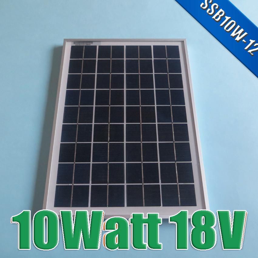 Hot Sale 10W 18V Polycrystalline silicon Solar Panel used for 12V photovoltaic power home system 10Watt Hot Sale 10W 18V Polycrystalline silicon Solar Panel used for 12V photovoltaic power home system 10Watt