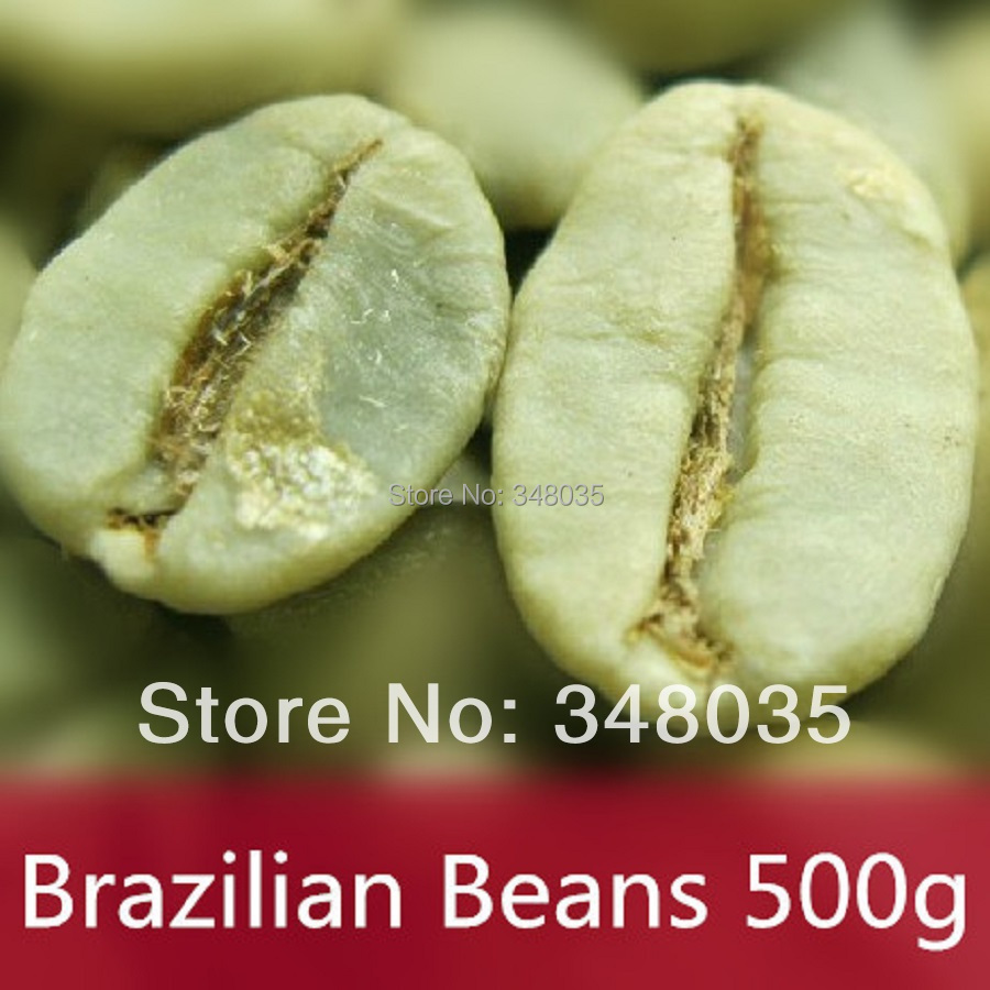 500g Brazil Green Coffee Beans 100 Original High Quality Green Slimming Coffee organic healthy drinking for