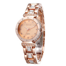 2015 Rhinestones de moda superiores de la marca de lujo mujeres Vintage relojes partido del reloj de cuarzo mejores accesorios