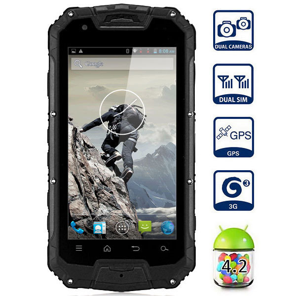 Snopow M8 4.5 inch IP68 Waterproof 3G Smartphone M...