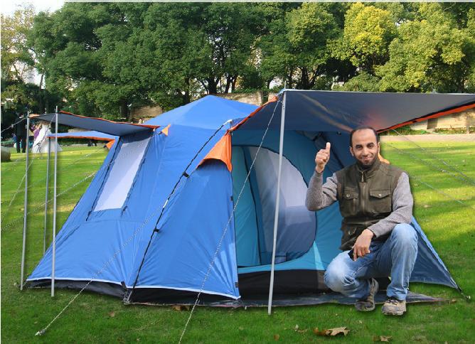 New 2014 Top quality Camel professional camping tent outdoor camping tent double layer tent