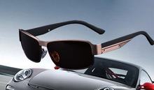 The new Plated blue film sunglasses polarized sunglasses male models within a polarizer Brand sunglasses with