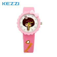 Nuevo 2015 moda de dibujos animados lindo arco reloj del cuarzo resistente al agua de las muchachas mira