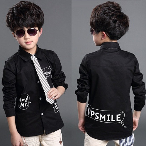 Toddlers Black Dress Shirt Toddlers Black Dress Shirt