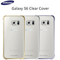 100 Original Clear Cover Ultra Slim Back Case Protective Case For Samsung Galaxy S6 G9200 EF