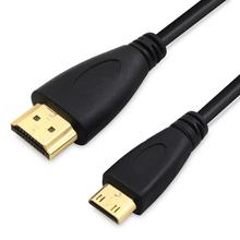 0.5 m 1 M, 1.5 m, 2 M, 3 M, 5 M de Alta velocidad Chapado En Oro HDMI A MINI HDMI enchufe Macho-Macho Cable HDMI 1.4 Versión 1080 p 3D para LAS TABLETAS DVD