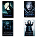 4 pcs Full Size UNDERWORLD combination movie Posters print silk fabric cloth wall sticker Wall Decor