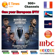 10 pcs/lot 1 Year Iptv Subscription french Europe IPTV IT UK US Work M3U android TV box Phone Set-Top Box watch sprots channels