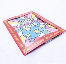Envío gratis 2 unids tamaño grande payaso tarjeta de cambio de color trucos de magia del color props juguetes mágicos