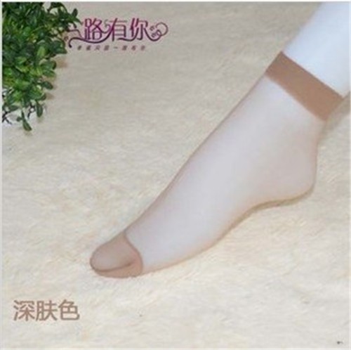 Gold-Hot-selling-crystal-candy-color-socks-sock-ultra-thin-full-transparent-female-short-wire-socks-invisible