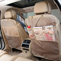 LUNDA Kick Mats Back Seat Protectors Storage Organizer Pocket Best For Protection From Kid s Dirt