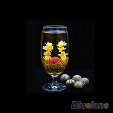 4 Balls Chinese Artisan Different Handmade Blooming Flower Green Tea 02M3 2NDV