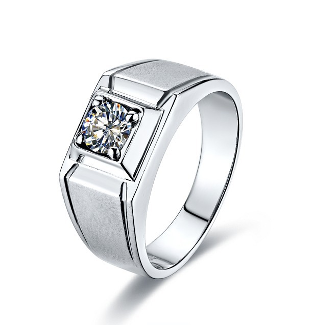 diamond man platinum ring wedding