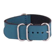 Recién llegado de la PU correas de reloj del cuero de la otan 20 mm wach relojes casuales correas 20 mm