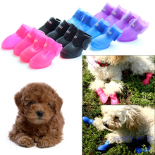 Free Shipping 4pcs/set Dog’s Shoes,Pet Shoes,Pet Boots Anti Slip Skid Waterproof Size S M L