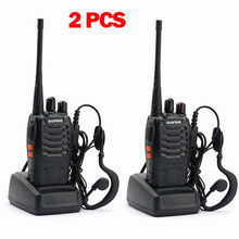 2x BaoFeng BF-888S UHF 400-470MHZ 2-Way Radio Walkie Talkie Handheld + Earpiece
