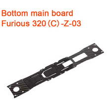 Original Walkera Furious 320 RC Drone Spare Parts Bottom Main Board Carbon Fiber Lower Body Board Furious 320(C)-Z-03