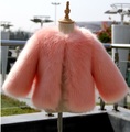 NEW FASHION GIRL FUR COAT CHILDREN WINTER OVERCOAT GIRL FUAX FUR COAT GIRL CLOTHES