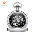 Top Brand Pocket Watch Mechanical Chain Skeleton Automatic Watch Necklace Design Fahion Pocket Fob Men Watch
