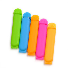 Color de alta definición pequeños de Color caramelo de alimentos sellado sello clip cargador nuevo clip de 5 instalado 16 g