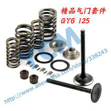 Valve Assembly GY6 125 Cylinder Head Parts Valve set Engine Parts Wholesale YCM QMTJ-GY125