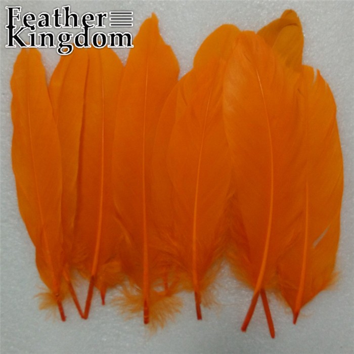 orange goose feathers