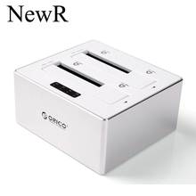 2.5″/3.5″ hd externo enclosure USB 3.0 2-Bay SATA HDD Docking Station SATA lll Chip Support 2*4TB external hard drive Docking
