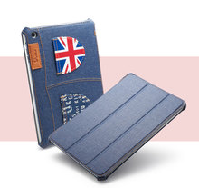 Denim cover for iPad mini 1 2 case unique jean design free shipping