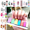 30 Summer Little Lady Style Nail Art Sticker 14pcs set High Quality Foil Decal Patch polish