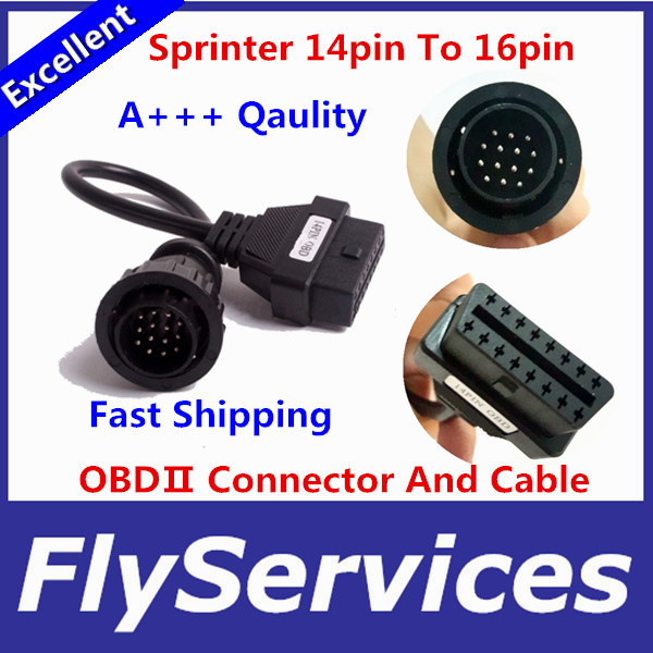 2015A +  14Pin  16Pin OBD2    MB Sprinter 