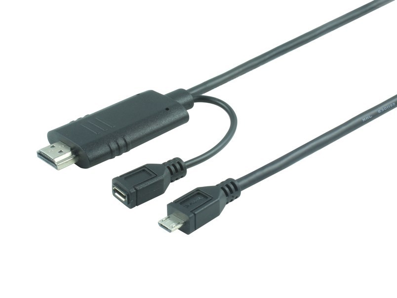 MHL3.0 TO HDMI Cable.black