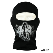 New Hot Sale Ghost Skull Mask Bandana Tactical CS Wargame Airsoft Training Windproof Breathable Mesh Fabric