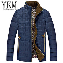 YKM Winter 2015 new men jacket Collar cotton-padded clothes men coat