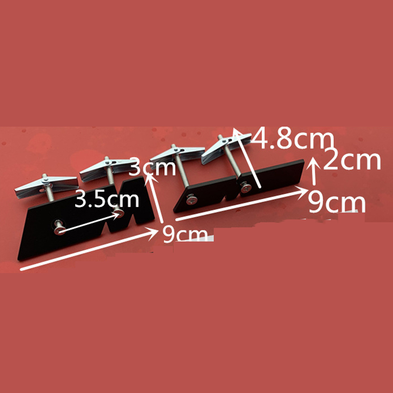 Noir brillant H 20 mm. Yoin Embl/ème Lettre Noir Brillant pour BMW M M1 M2 M3 M4 M5 M6 M7 M8 X4M X5M X6M M540i M135i M335i M240i M550d M750Li M1